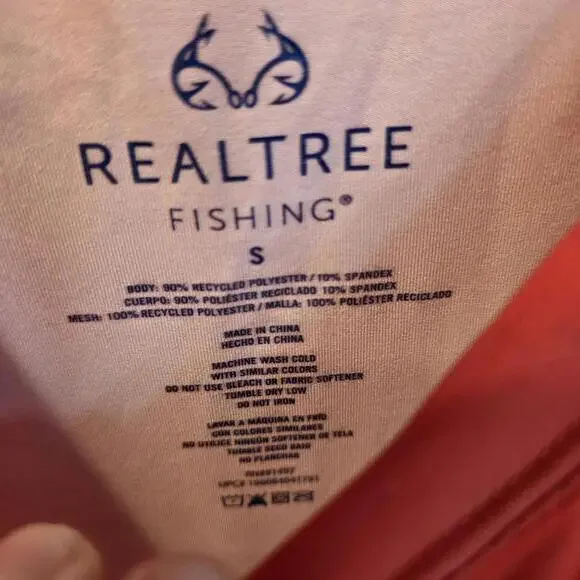 Realtree Men's Fishing Gradient Long Sleeve Shirt Size S - Picture 3 of 7